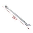 Stainless steel double head reagent sampling spoon 16 cm in length K1Z5