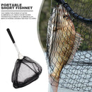 Portable Aluminium Alloy Pole Net Single Triangle Folding Fish Landing Net