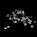 30 Pairs Stainless Steel Ear Posts Butterfly Backs DIY Crafts Earring Pad