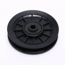 1pc 105mm Black Bearing Pulley Wheel Cable Gym Equipment Part Wearproof M&O