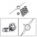 11pcs/set Die Wrench Kit Bearing Steel Screw Thread Cutting Straight Flute Tap w