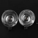 1 Pair Universal Retro Bullet Shape DC 12V Motorcycle Fog Lamps Headlights