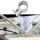 Stainless Steel Boat Jaw Slide with Quick Release Pin Fits 1" 25mm Tubing