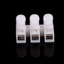 10Pcs 10A 3 Way LED Ceiling Quick Fix Spring Clamp Terminal Block Connector F-T