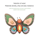 Baby Kids Wooden Butterfly Montessori Educational Color Shape Match Toys