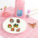 DIY Kids Round Diamond Christmas Stickers Full Drill Diamond Painting Kits