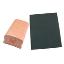 Wooden Radius Sanding Block w/ Black Guitar Abrasive Paper Luthier Tool 9.5