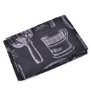 Black Hairdressing Cape Hair-Cut Salon Barber Nylon Cloth Wrap Protect Gown AES