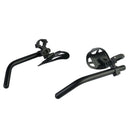 Lightweight Bike Aero Handlebars Road Racing Cycling Alloy TT Arm Rest Bars