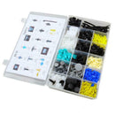 Cars Body Plastic Push Pin Rivet Fasteners Trim Moulding Clip Assortments 730Pc
