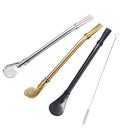 Set of 3 Reutilisable Mate Stainless Steel Straw Filter