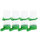 4pcs Bird Pet Drinker Feeder Waterer Clip for Aviary Budgie Cockatiel