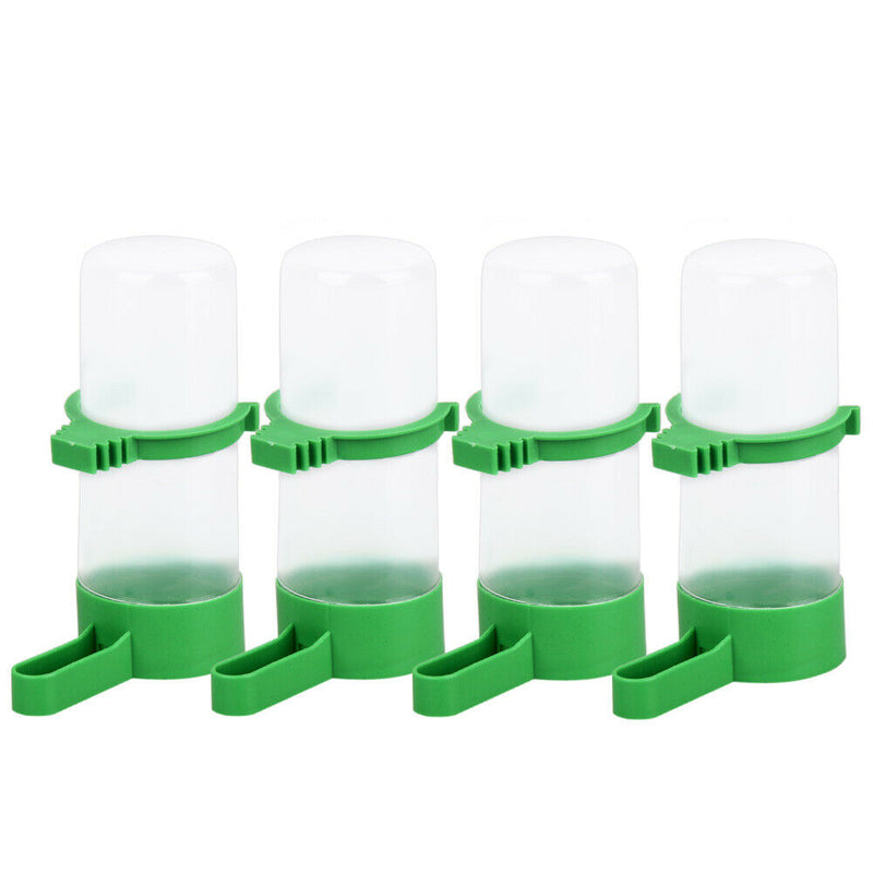 4pcs Bird Pet Drinker Feeder Waterer Clip for Aviary Budgie Cockatiel