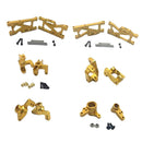 6Pcs 14th RC Car Truck Parts Set Rear Hub Carriers Fits WLtoys 1:14 144001