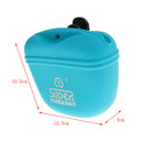 2Pcs Pet Dog Activity Treat Pouch Snack Bag Puppy Training Walking Silicone Bag