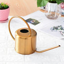 Watering Can Golden Garden Stainless Steel 1300Ml Small Water Bottle Easy T W2B9
