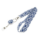 5pcs Retractable Reel Lanyard Clip Flat Neck Straps for Key Chains ID Badge