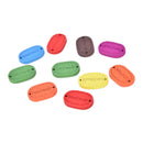 100Pcs Mixed Carve Hand Made Pattern Wood Buttons For Craft Scrapbook 20mm MO