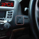 2pc Portable Auto Car Sun Visor Sunglasses Ticket Card Storage Pen Holder Clips