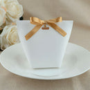 50Pcs Blank Kraft Paper Bag Candy Bag Wedding Favors Gift Box Package Birth K3A3