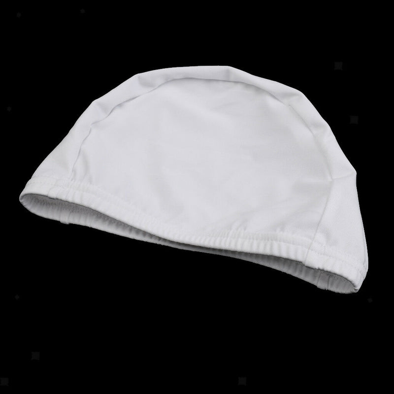 Unisex Spandex Dome Caps Flexible Breathable Material Fits Almost All White