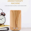 Ultrasonic Air Aroma Humidifier Classic Wood Grain Safety Electric Aromathe