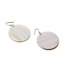 Round Dangle Earrings Beach Shell Romantic Earrings Fashion Style Accessori