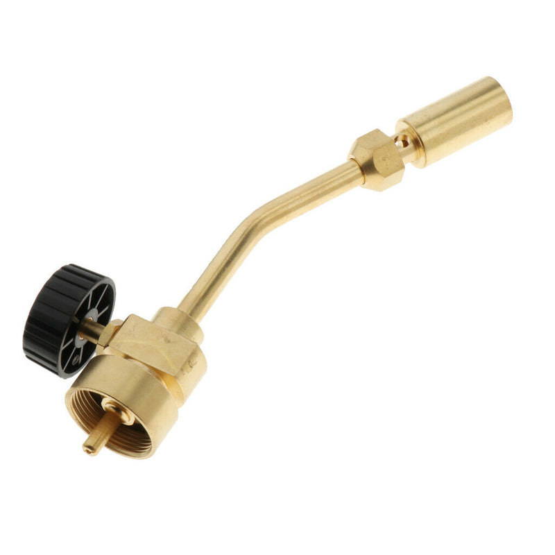 Brass Flame Solder Torch Head, Gas Welding Torch Manual Ignition for Cooking,