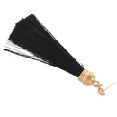 Ladies earrings fishhook black pair of earrings tassels B6D4