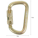 45KN Outdoor Camping Climbing Steel Carabiner Safety Master Lock Buckle