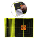 10 Sheets 25cm Shooting Targets Adhesive Splatter Paper Glow Gun Shots Exercises