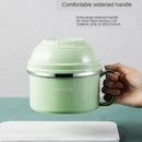 Large Capacity Double-Layer Insulated Bowl 304 Stainless Steel Bowl with Lid