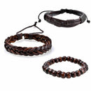 Multilayer Bracelet Men Casual Fashion Braided Leather Bracelets For Women  B9E9