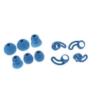 3 Pairs S + M + L Ear Tips Earphones Replacement + Earloop Hook Clip for  in-Ear