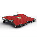 LED Laptop Cooling Pad Quiet 4 Fans Retractable Bracket Stand Tilt 1400RPM