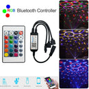 Bluetooth Phone APP Dimmer LED RGB Controller with 24 Keys IR Remote Control