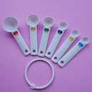 6pcs/Set Measuring Spoon Tea Coffee Scoop Teaspoon Baking Cooking Kitchen Tools