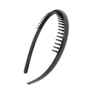 Best Mens Toothed Sports Football Soccer Headband Hair Band Black  Gift  3C