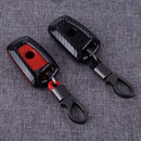 Carbon Fiber Silicone Remote Key Fob Case Cover fit for BMW 1 2 3 4 5 6 7 Series