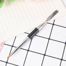dual-ended builder uv & poly gel nail brush nylon hair flat pusher carving penME