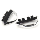 1Pair Plug in Soft Non-slip Silicone Nose Pad For Glasses Eyeglasses Sunglass 3C