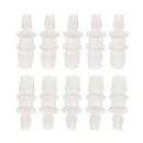 10Pcs Water Pipe Tube Adapter Outlet Inlet Hose Control Valve 12mm to 16mm