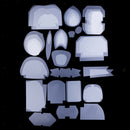 49Pcs Reusable Mixed Quilt Template Plastic DIY Tool for Patchwork Quilters