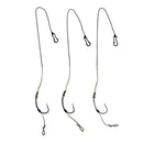 3 Pieces Fishing Hair Rig Braided Thread Carbon Steel Hooks Boilies Carp Rig