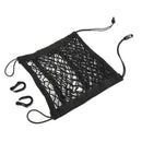 3 Layer Car Seat Net Storage Universal Car Organizer Storage Bag Hook Pouch M5Y4