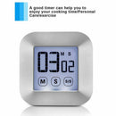 Touch screen digital kitchen timer smart large screen LCD display backlight M3U5
