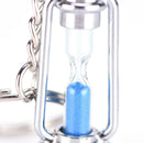 1 pair of novelty metal hourglass keychain couple small jewelry key chain g JR