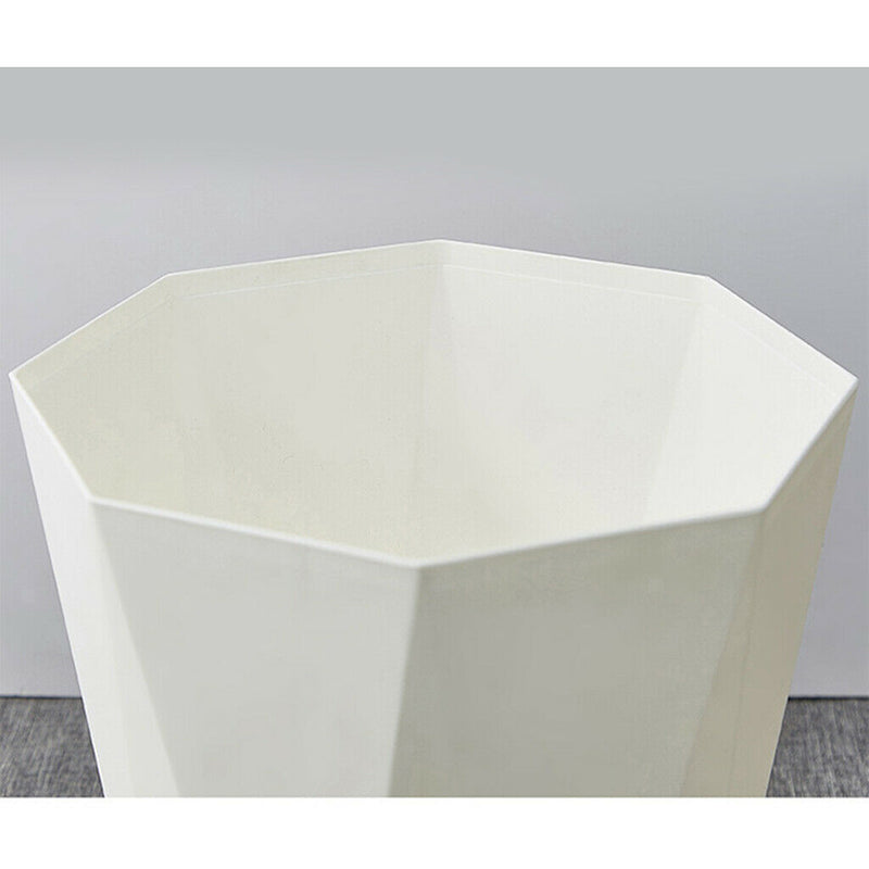 2Pcs Rubbish Garbage Bin Trash Can Swing Lid Bathroom Living Room Hotel