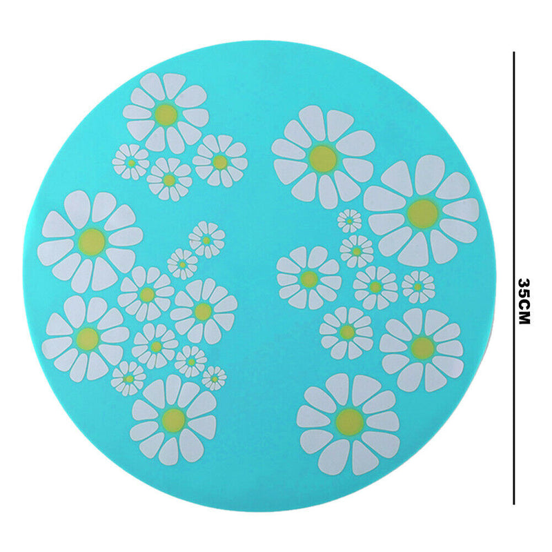 2L USB LED Pet Auto Water Dispenser Mat Dog Cat Drinking Bowl Pad (Blue) A