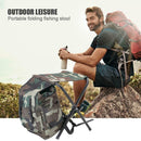 Outdoor Mountaineering Fishing Foldable Carry Stool Chair with Storage Bag A